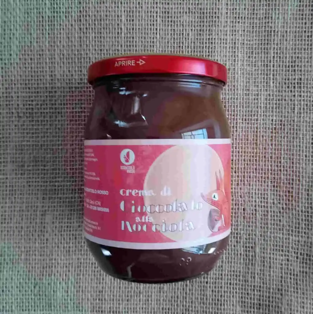 crema di cioccolato alla nocciola