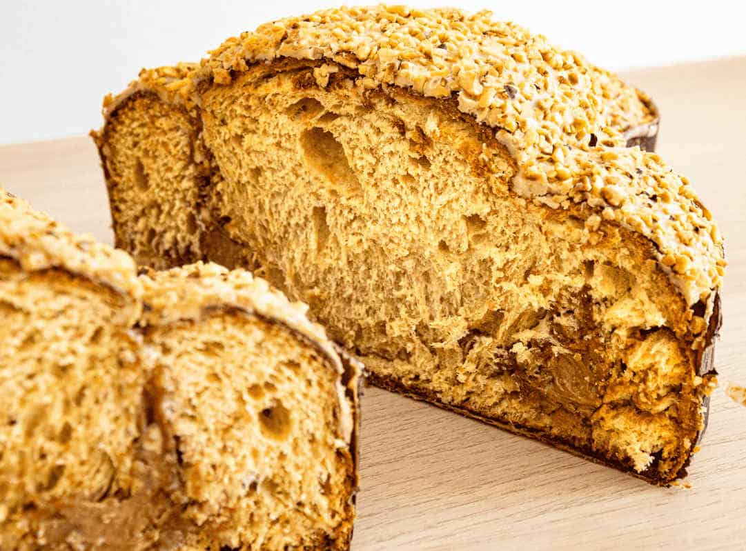 Colomba artigianale farcita alla nocciola 1 Kg