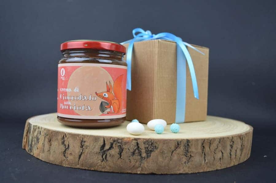 bomboniera crema spalmabile nocciola cioccolato