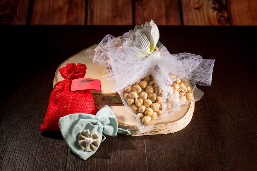 Bomboniere gastronomiche con nocciole Piemonte IGP.